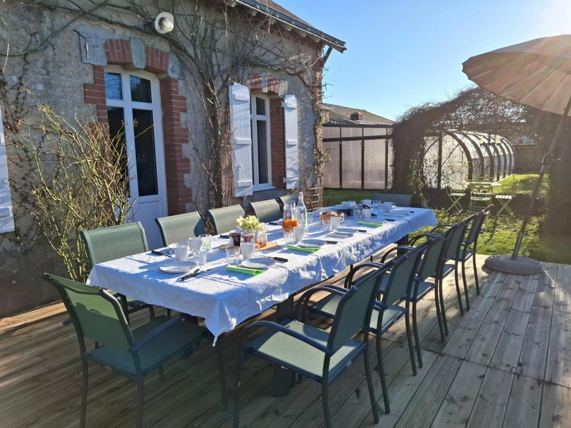 Gite Familial Avec Piscine Chauffee A Lege - Fr-1-306-1296 Экстерьер фото